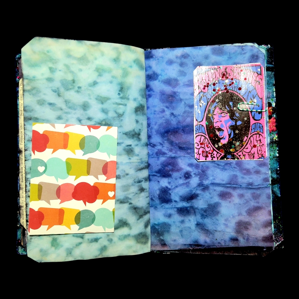 Grateful Dead Music Inspired Junk Journal Handmade Vintage Creative Notebook - Picture 12 of 13